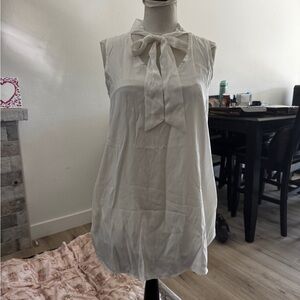 Ellison White Sleeveless Dress